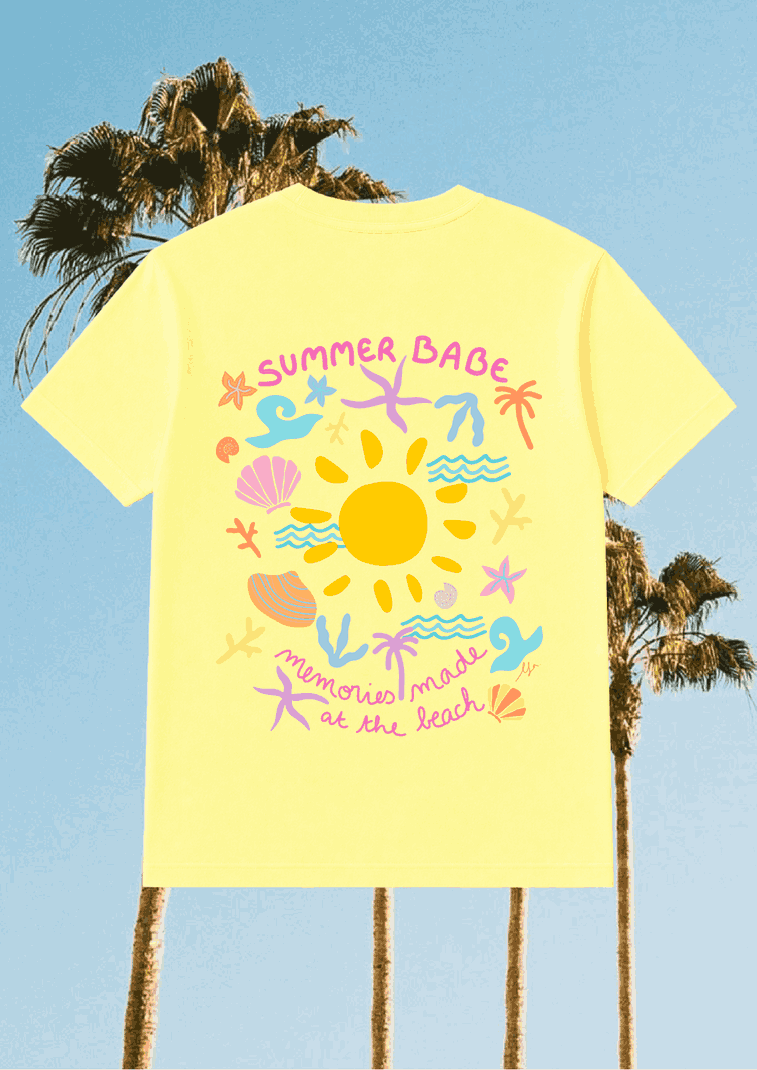 Camiseta Amarilla | Chica de Verano