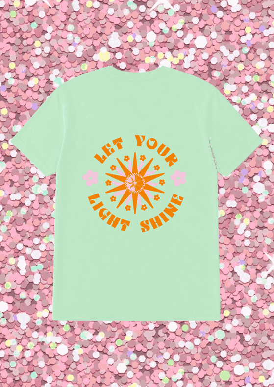 T-Shirt Mint | Let Your Light Shine