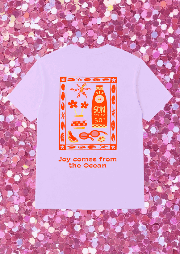 T-Shirt Flieder | Joy