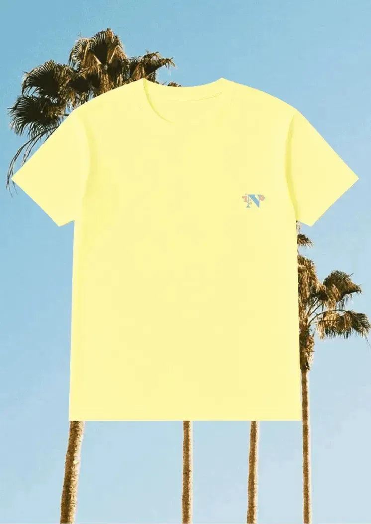 T-shirt Jaune | Summer Babe-Les Nicolettes