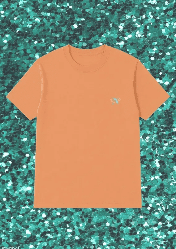 T-shirt Mandarine | Summer Babe-Les Nicolettes