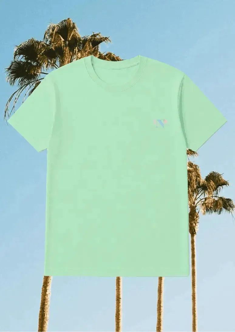 T-shirt Vert Menthe | Summer Babe-Les Nicolettes