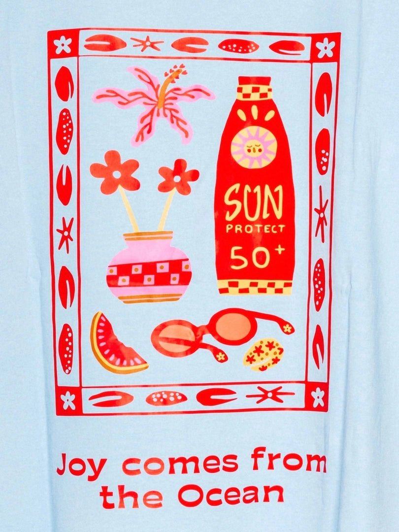 Tee-Shirt Bleu - Joy-Les Nicolettes