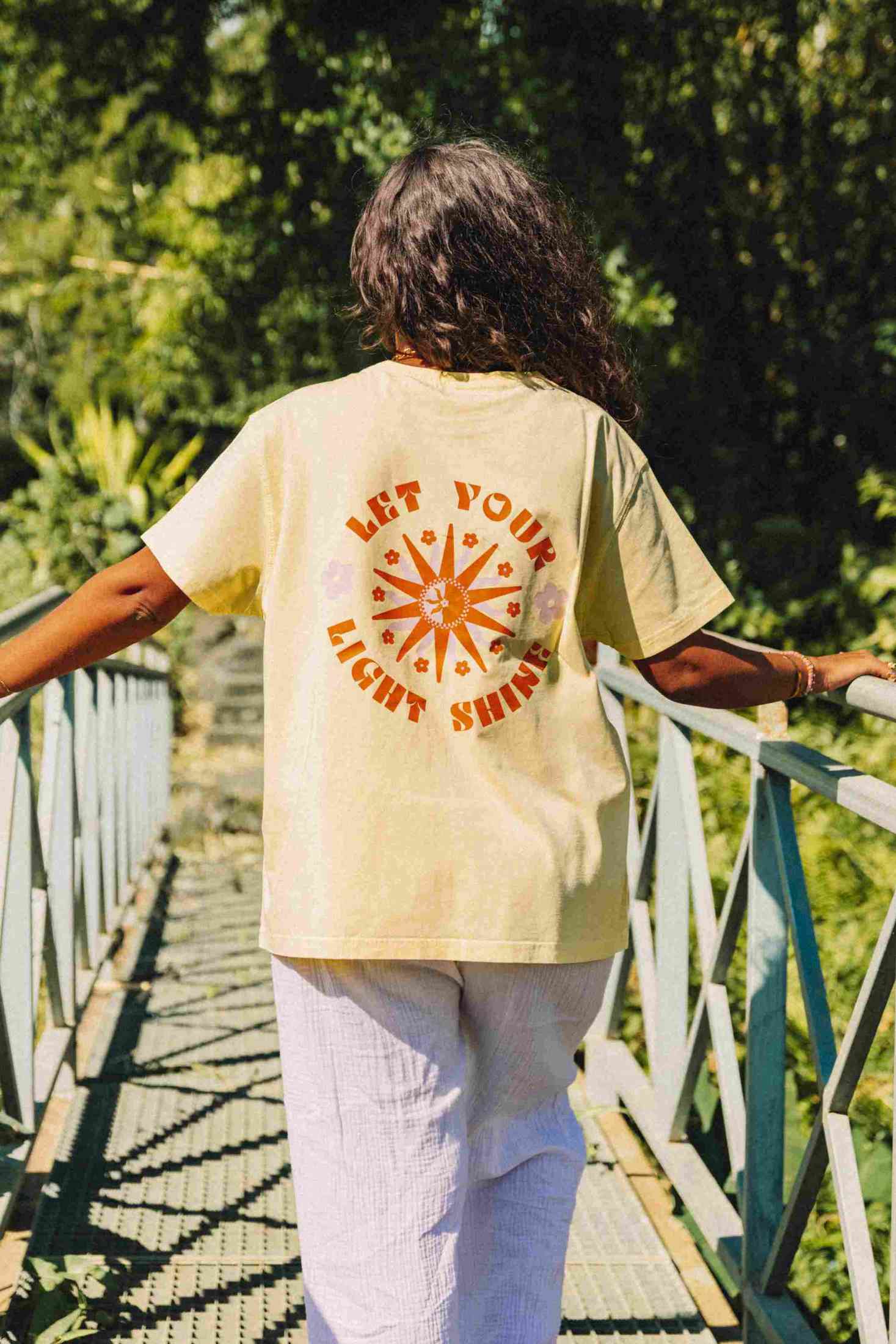 T-shirt Jaune | Let Your Light Shine