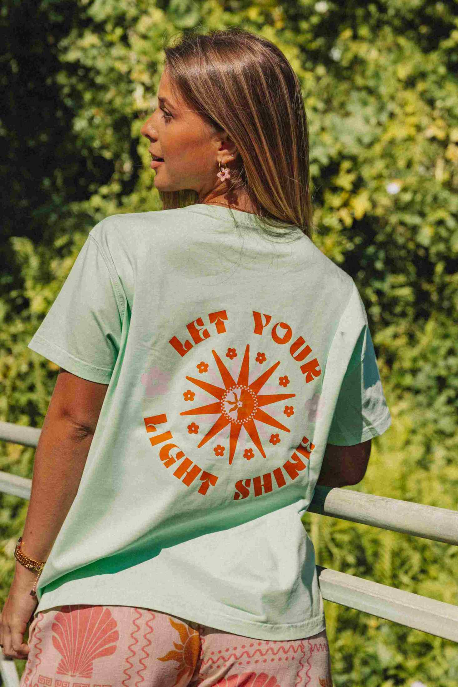 T-Shirt Mint | Let Your Light Shine
