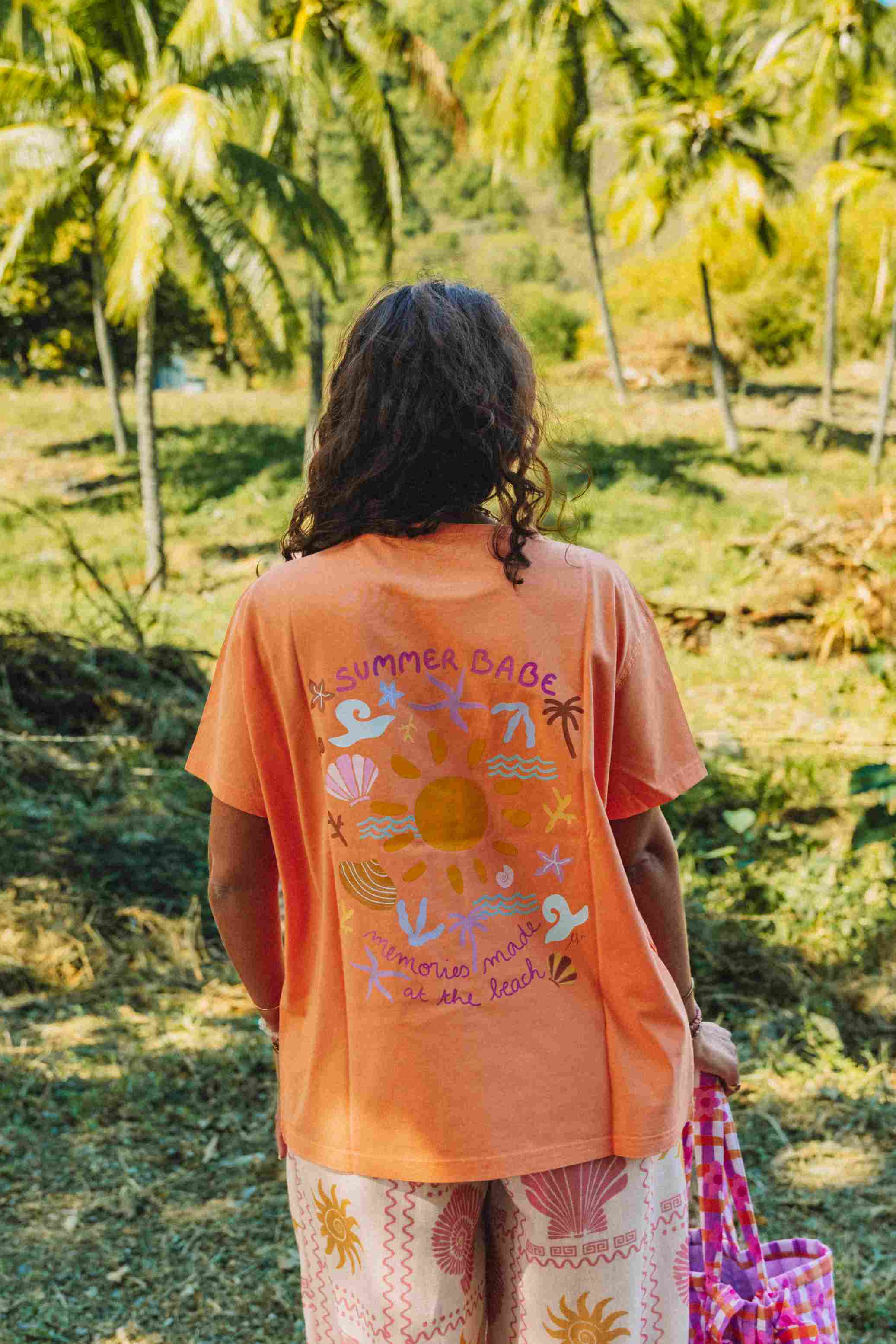 T-Shirt Mandarine | Summer Babe