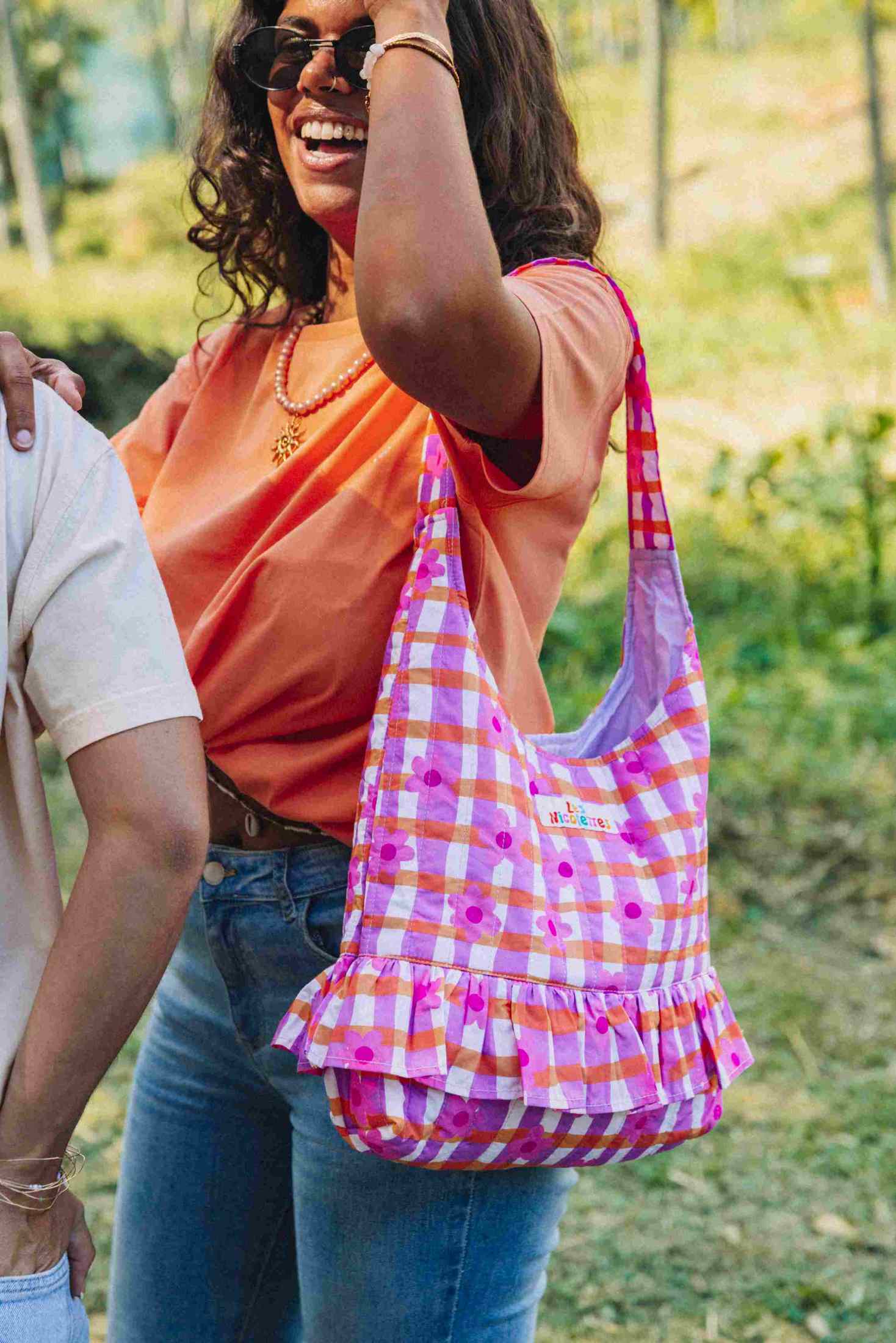 Sac Celeste Fleurettes