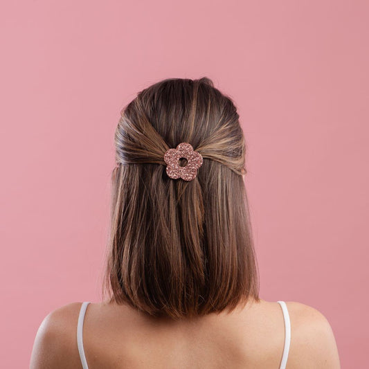 Pinza circular Flor Champagne Rosé