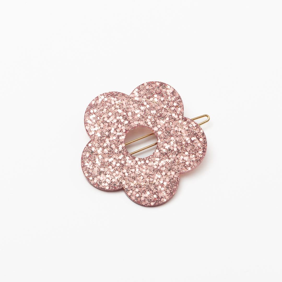 Pinza circular Flor Champagne Rosé