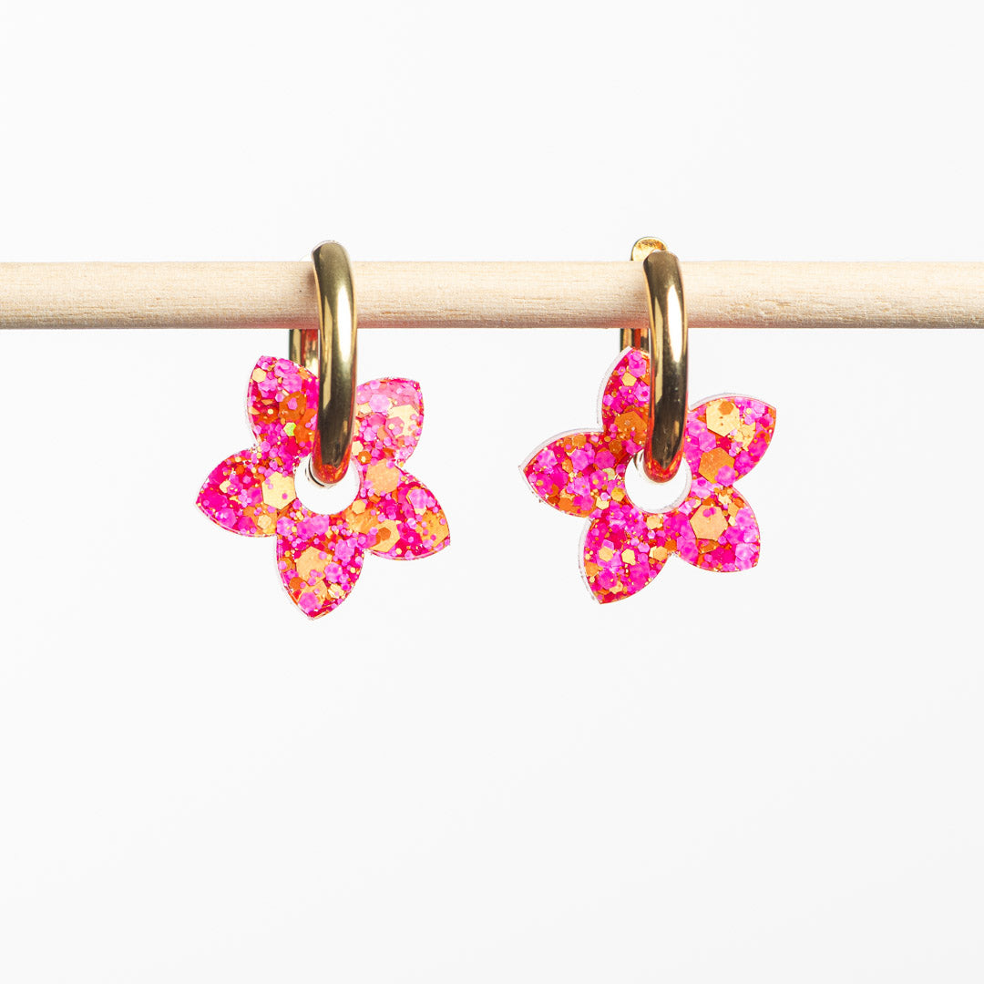 Hoops Tiaré Fuchsia Orange