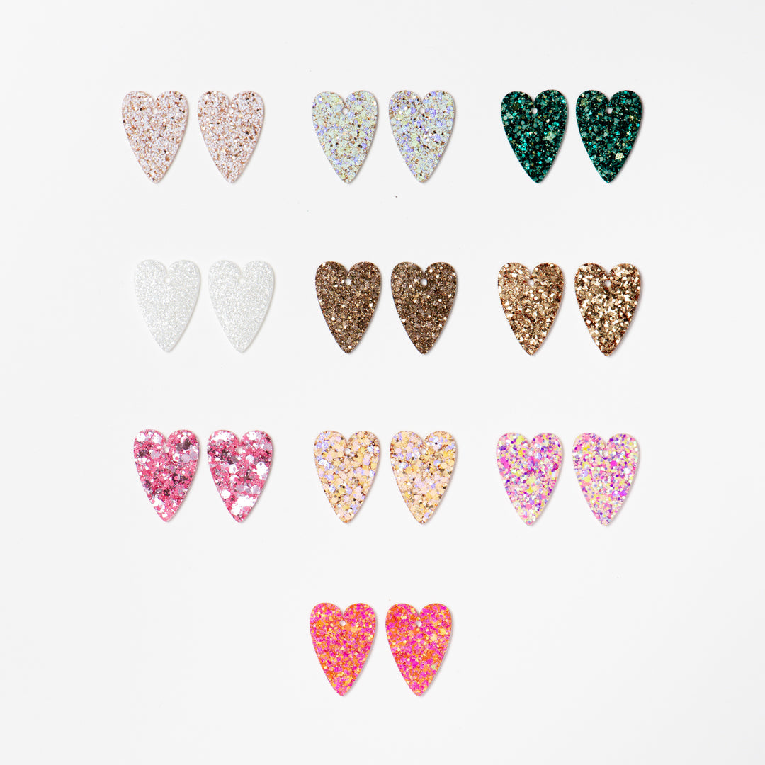 Heart Charms – Choose your pair from 14 creations