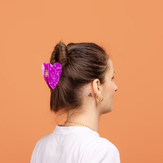Pince Cœur Fuchsia