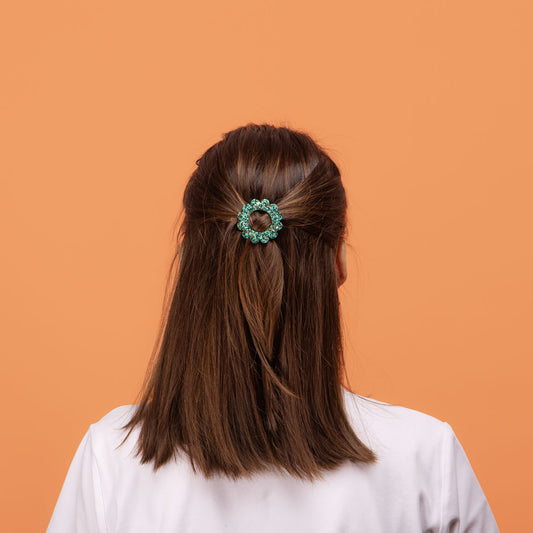 Barrette ronde Sunflower Mix Vert