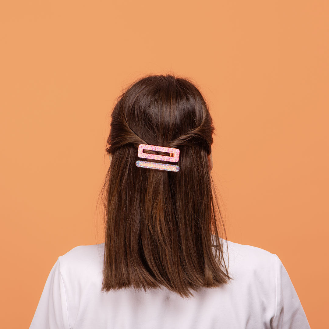 Barrettes Mix Rose
