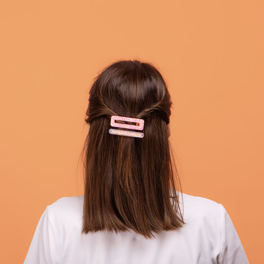Barrettes Mix Rose