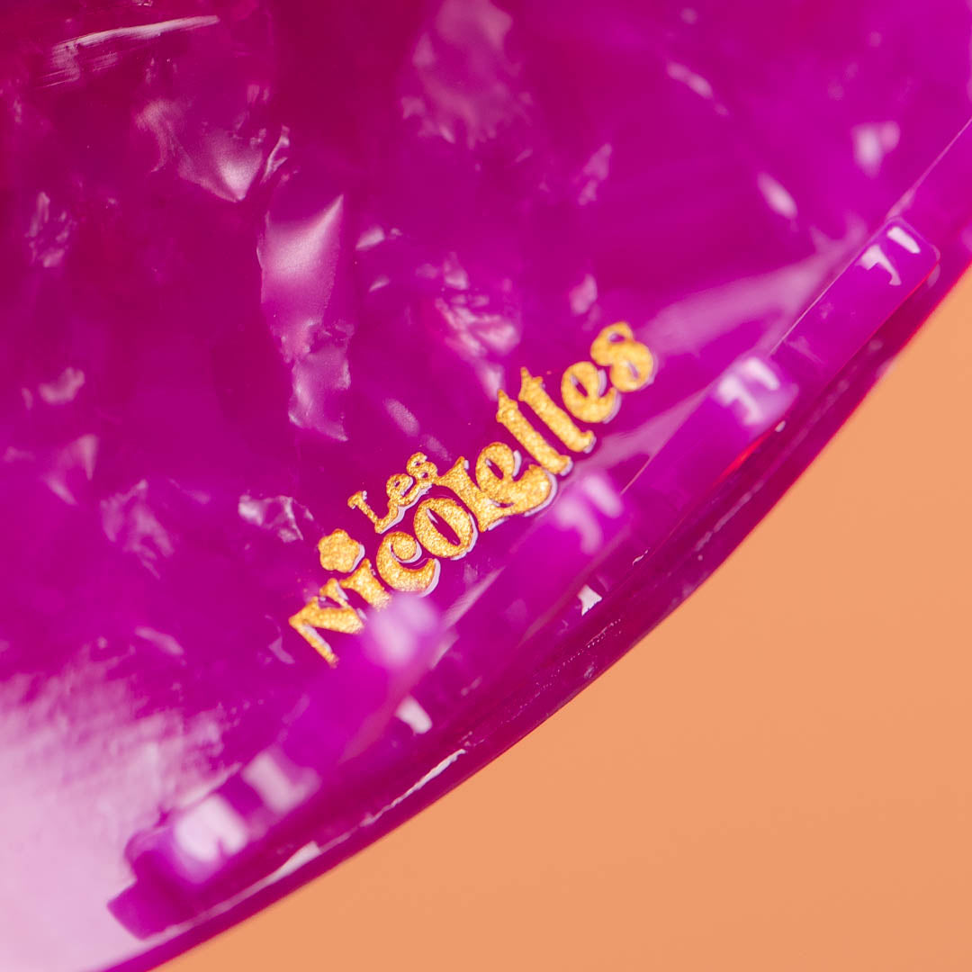 Pince Cœur Fuchsia-Les Nicolettes