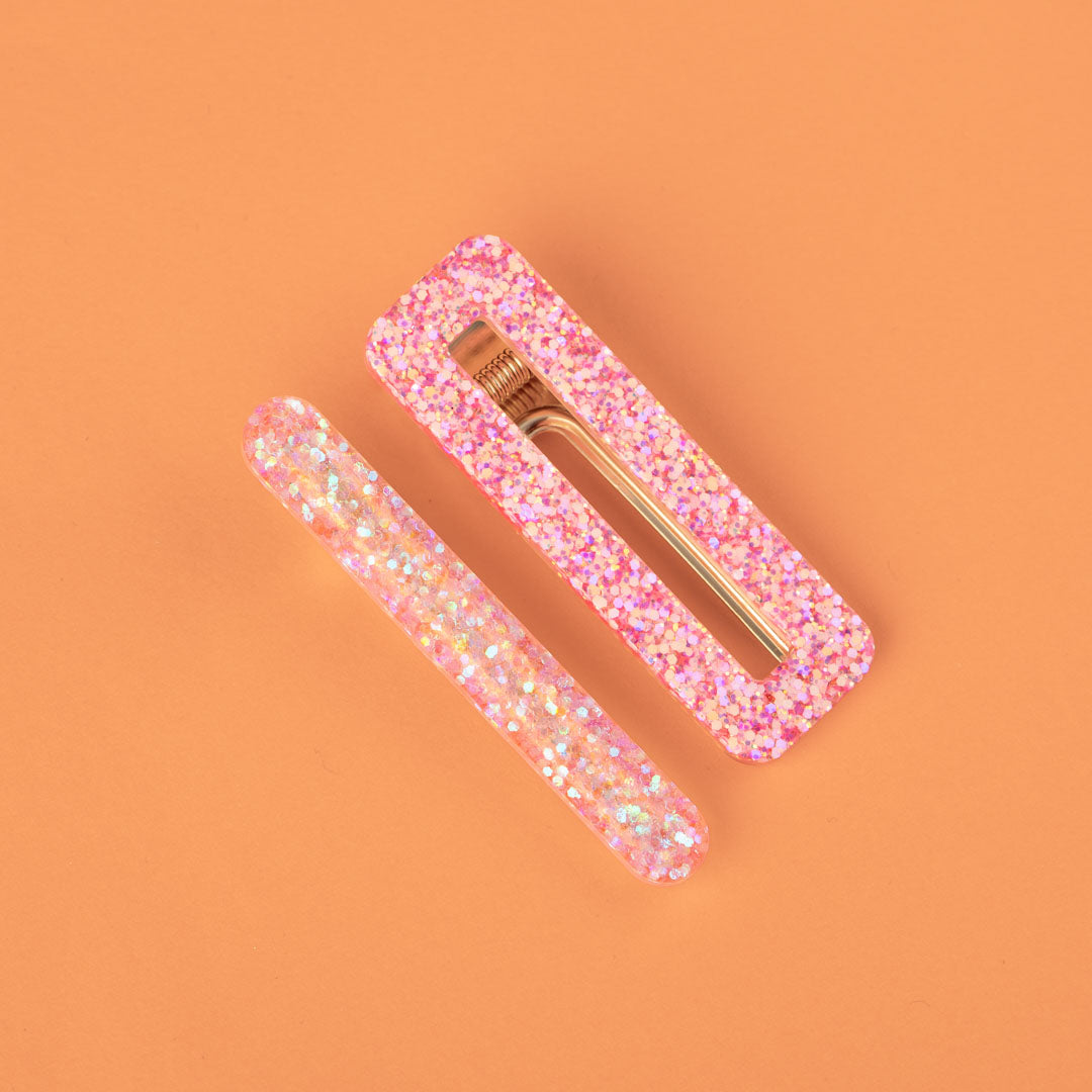 Barrettes Mix Rose