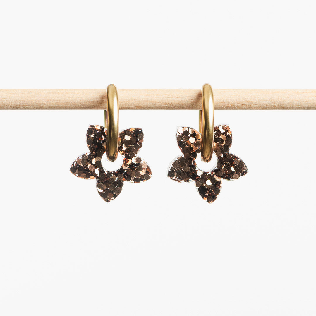 Créoles Tiaré Bronze