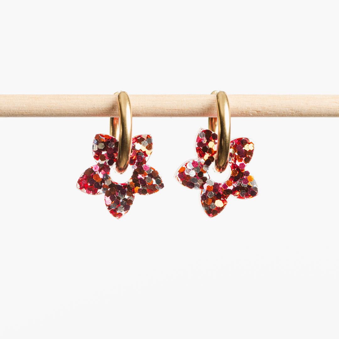 Pendientes de aro Tiaré Mix Cobre