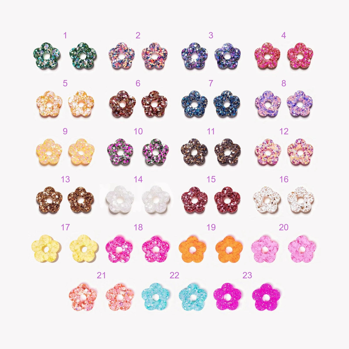 Charms Fiore: tutte le coppie e i colori disponibili – Les Nicolettes