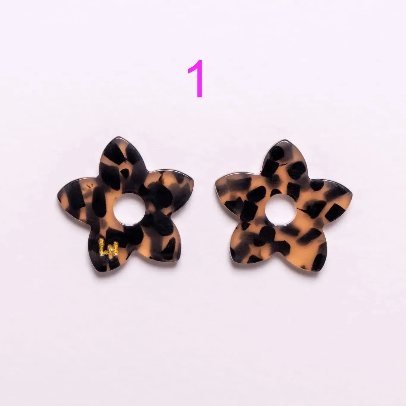 Charms Tiaré Acétate | Choisissez votre paire parmi 9 créations-Les Nicolettes