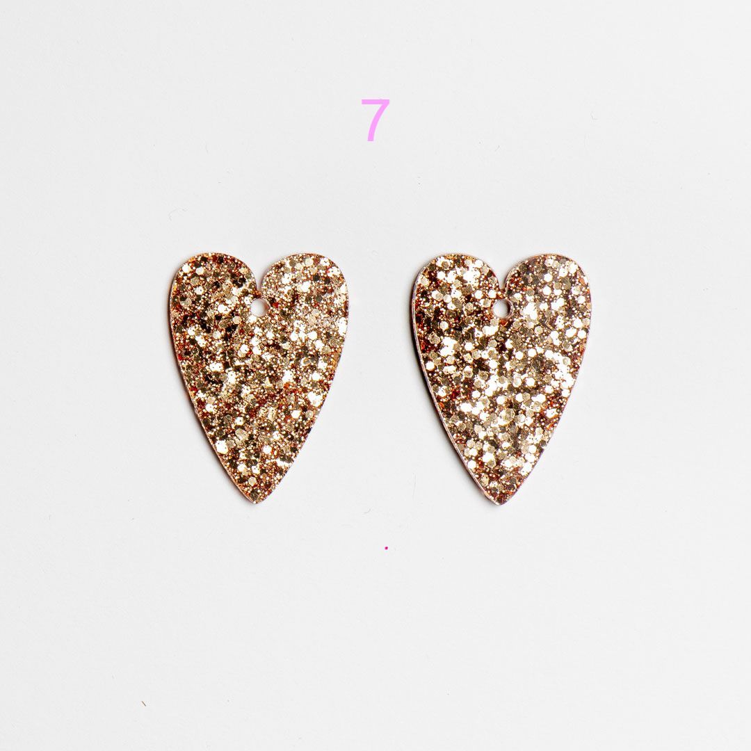 Charms Cœur – Choisissez votre paire parmi 14 créations