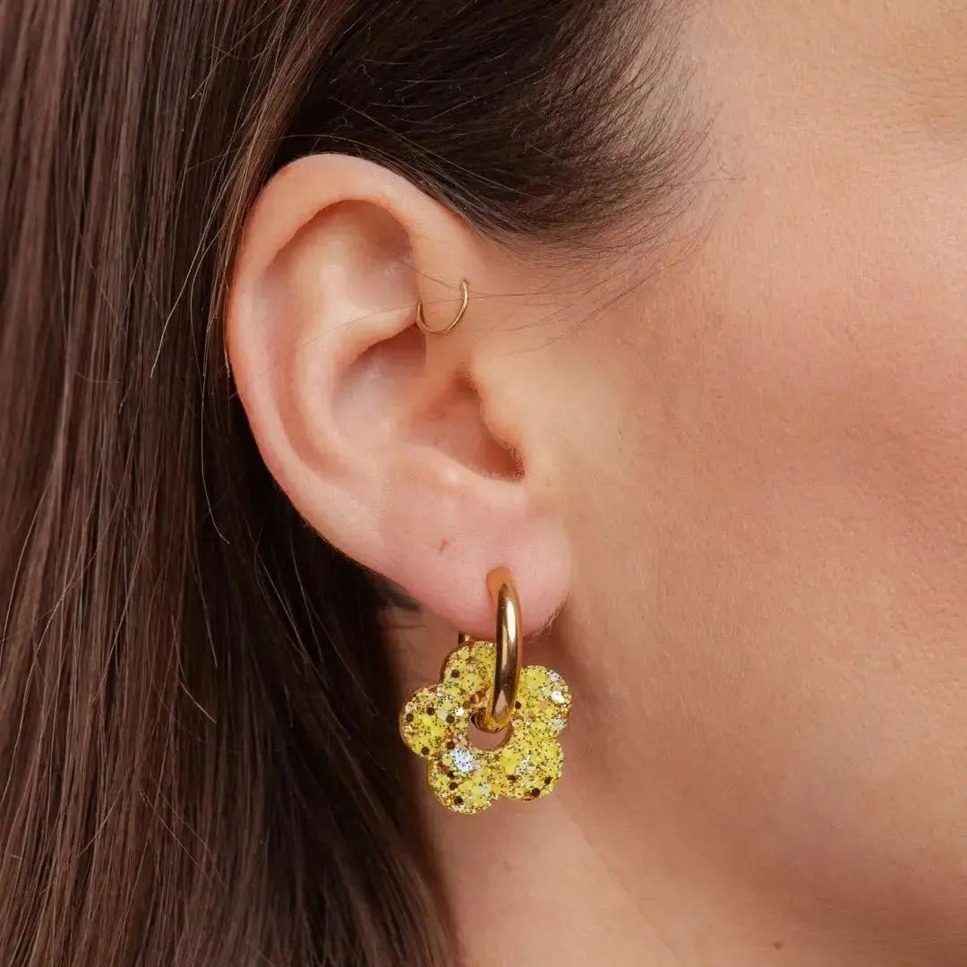 Créoles Fleur Jaune Champagne-Les Nicolettes