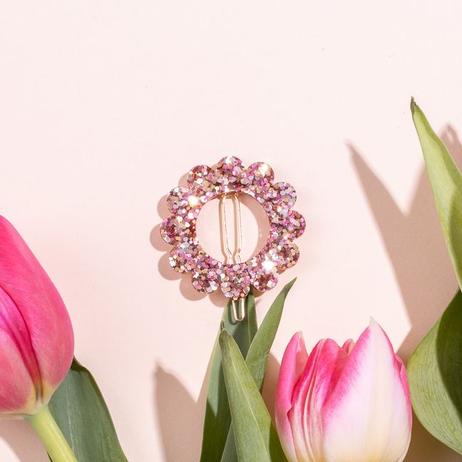 Barrette ronde Sunflower Mix Classique