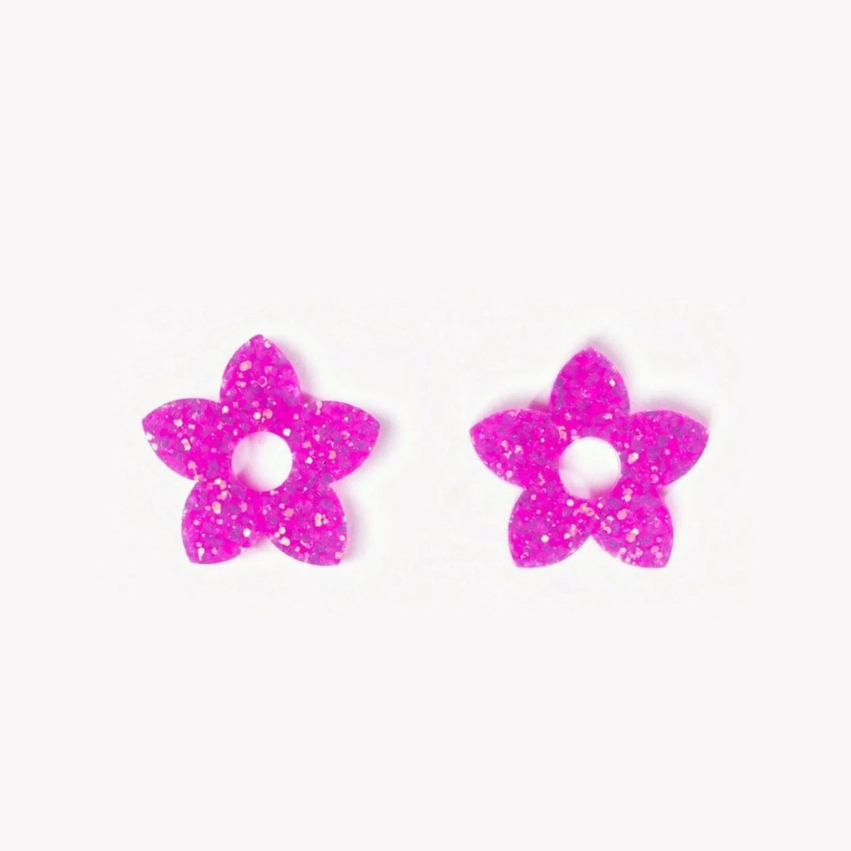Paire de charms Tiaré coloris Sorbet Violet (n°23) – Les Nicolettes