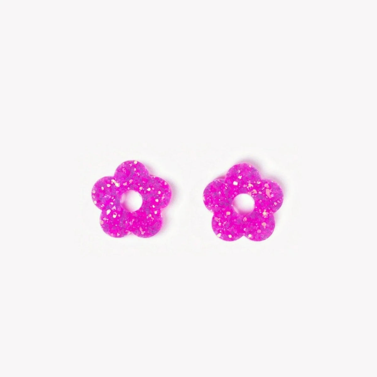 Coppia di charms Mini Fiore colore Sorbet Viola (n. 23) – Les Nicolettes