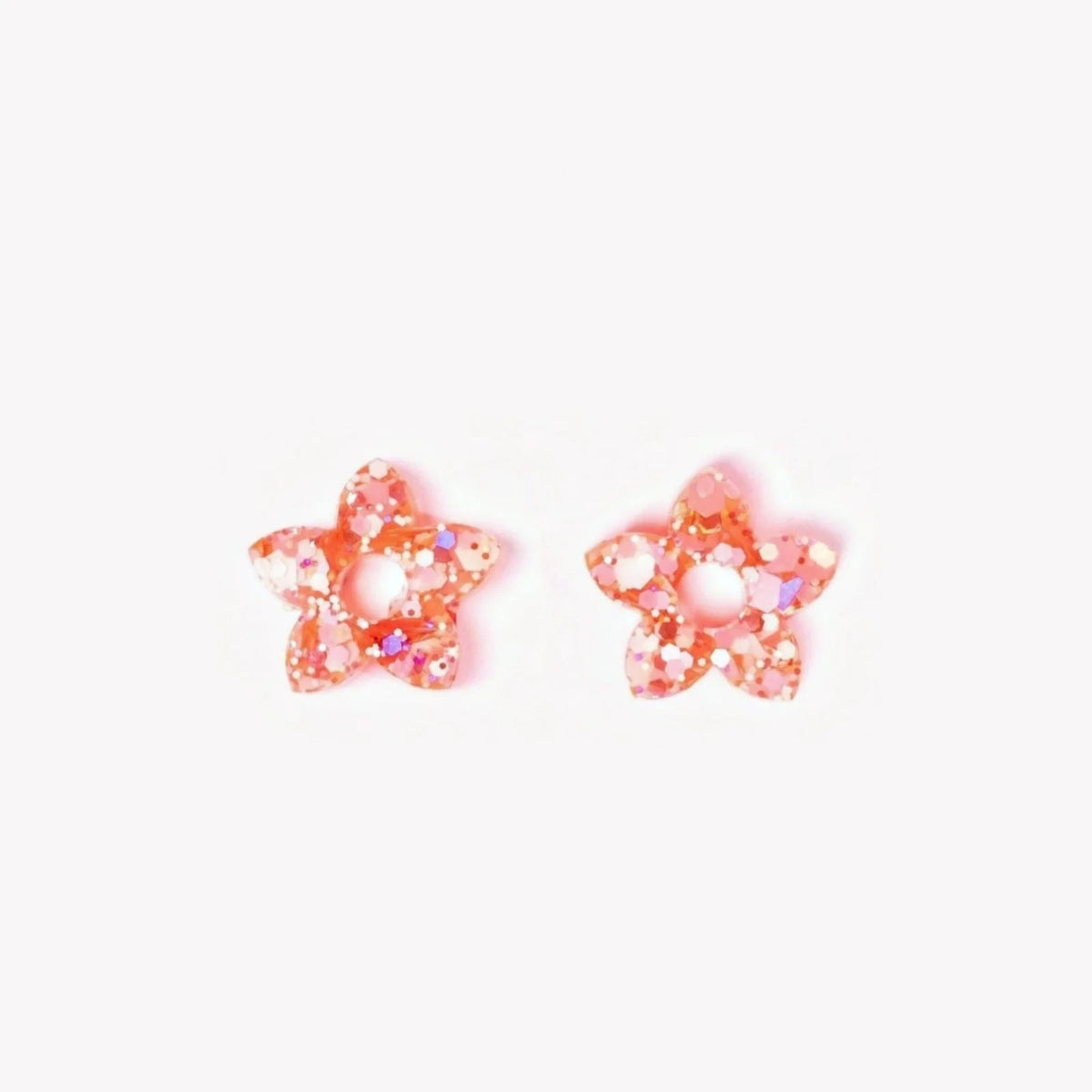 Pair of Mini Tiaré charms in Sorbet Mix Orange (no. 21) – Les Nicolettes