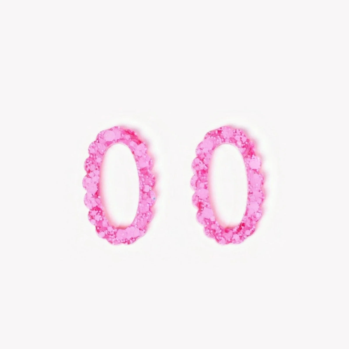 Pair of Oval charms in Sorbet Pink (no. 20) – Les Nicolettes