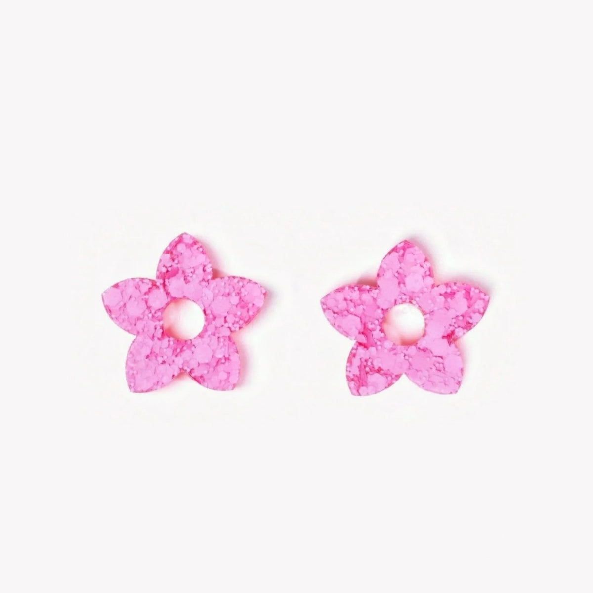Paire de charms Tiaré coloris Sorbet Rose (n°20) – Les Nicolettes