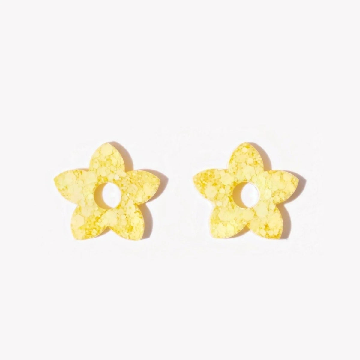 Paire de charms Tiaré coloris Sorbet Citron (n°17) – Les Nicolettes