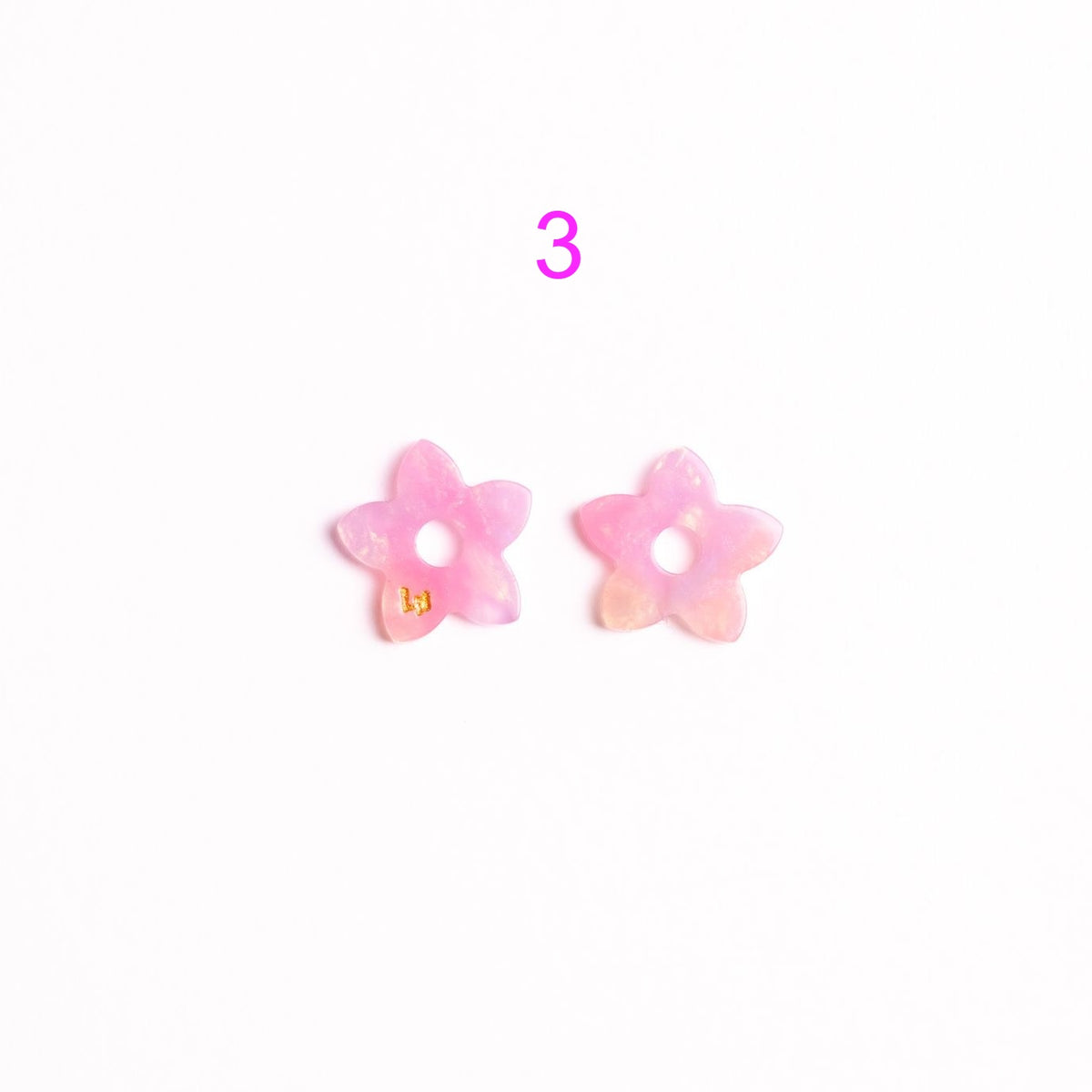 Charms Mini Tiaré in acetato | Scegli la tua coppia tra 9 creazioni