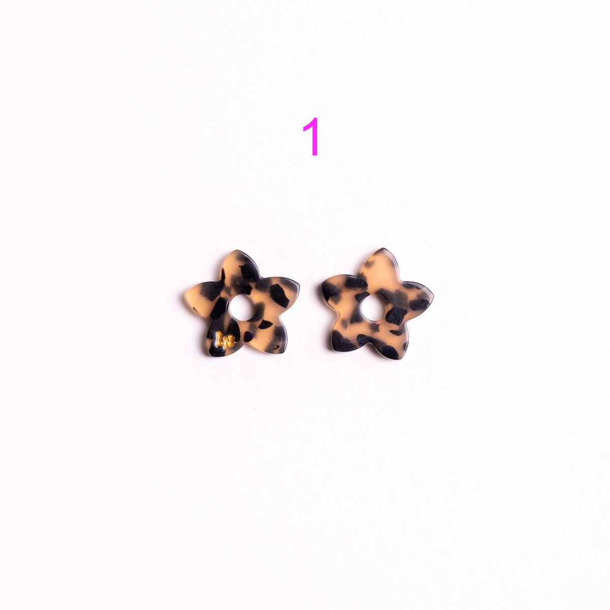 Charms Mini Tiaré in acetato | Scegli la tua coppia tra 9 creazioni