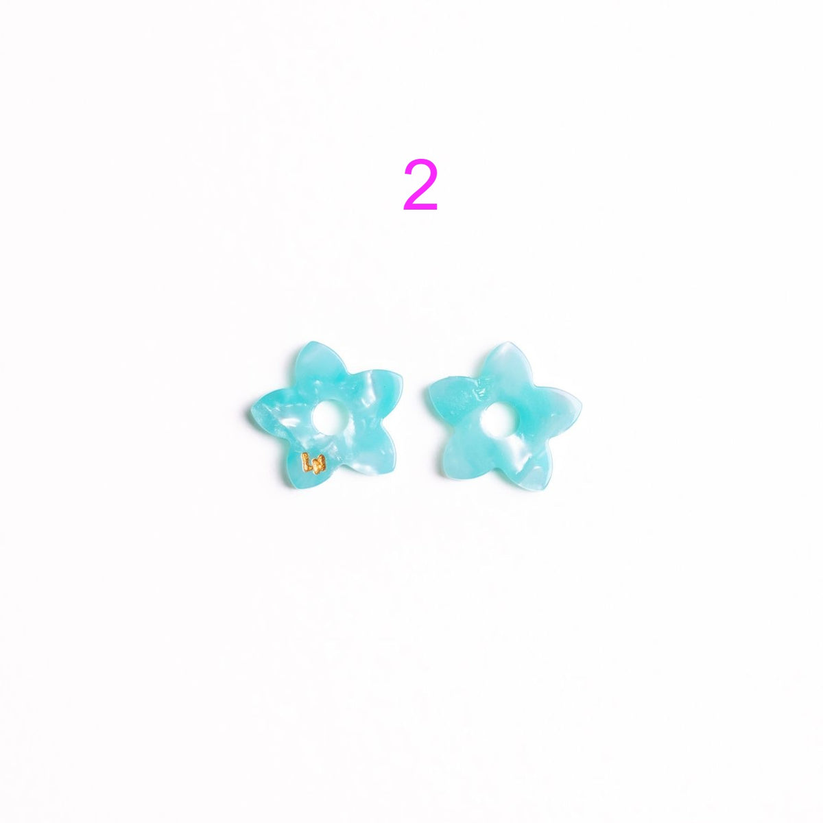 Charms Mini Tiaré in acetato | Scegli la tua coppia tra 9 creazioni