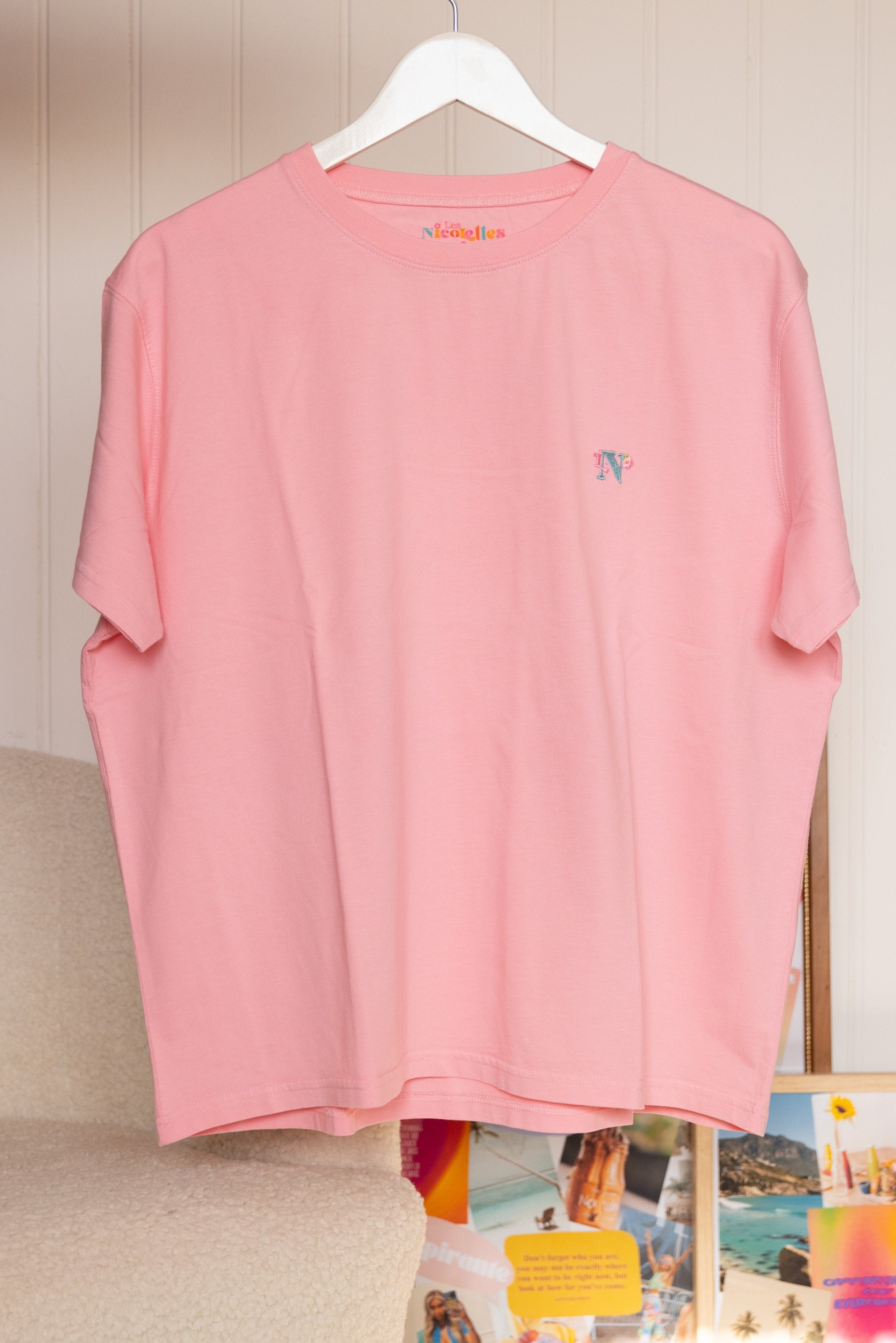 Tee-Shirt Rose - Keep Growing-Les Nicolettes