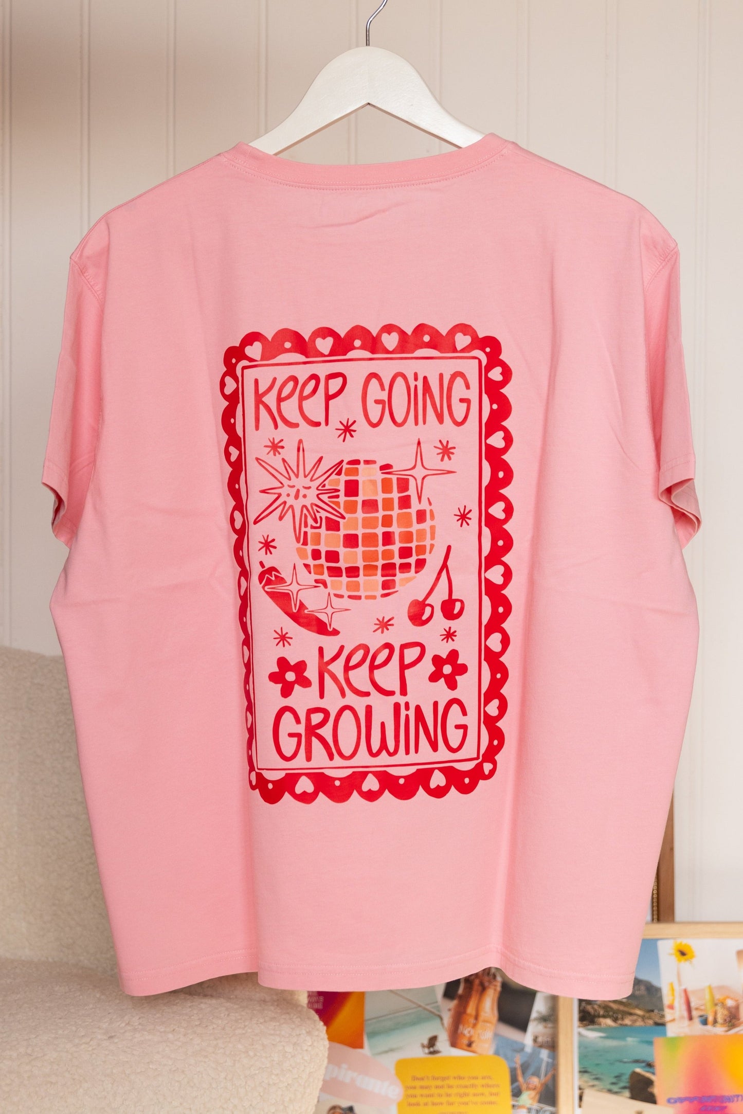 Pink T-Shirt - Keep Growing
