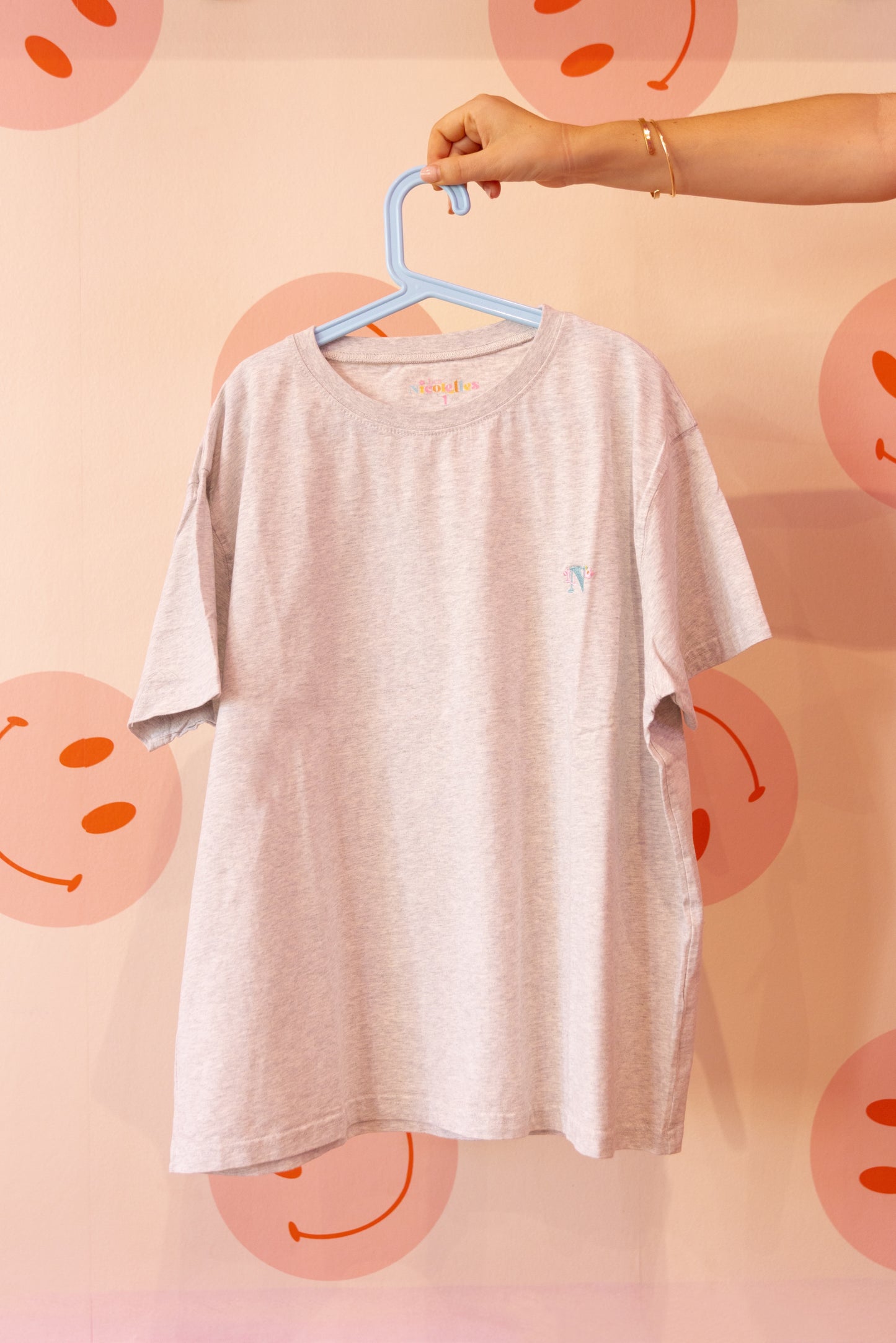 Tee-Shirt Gris chiné - Carte Postale Réunion