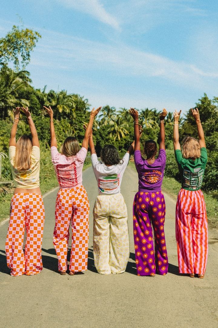Tee-Shirt Gris chiné - Carte Postale Réunion-Les Nicolettes
