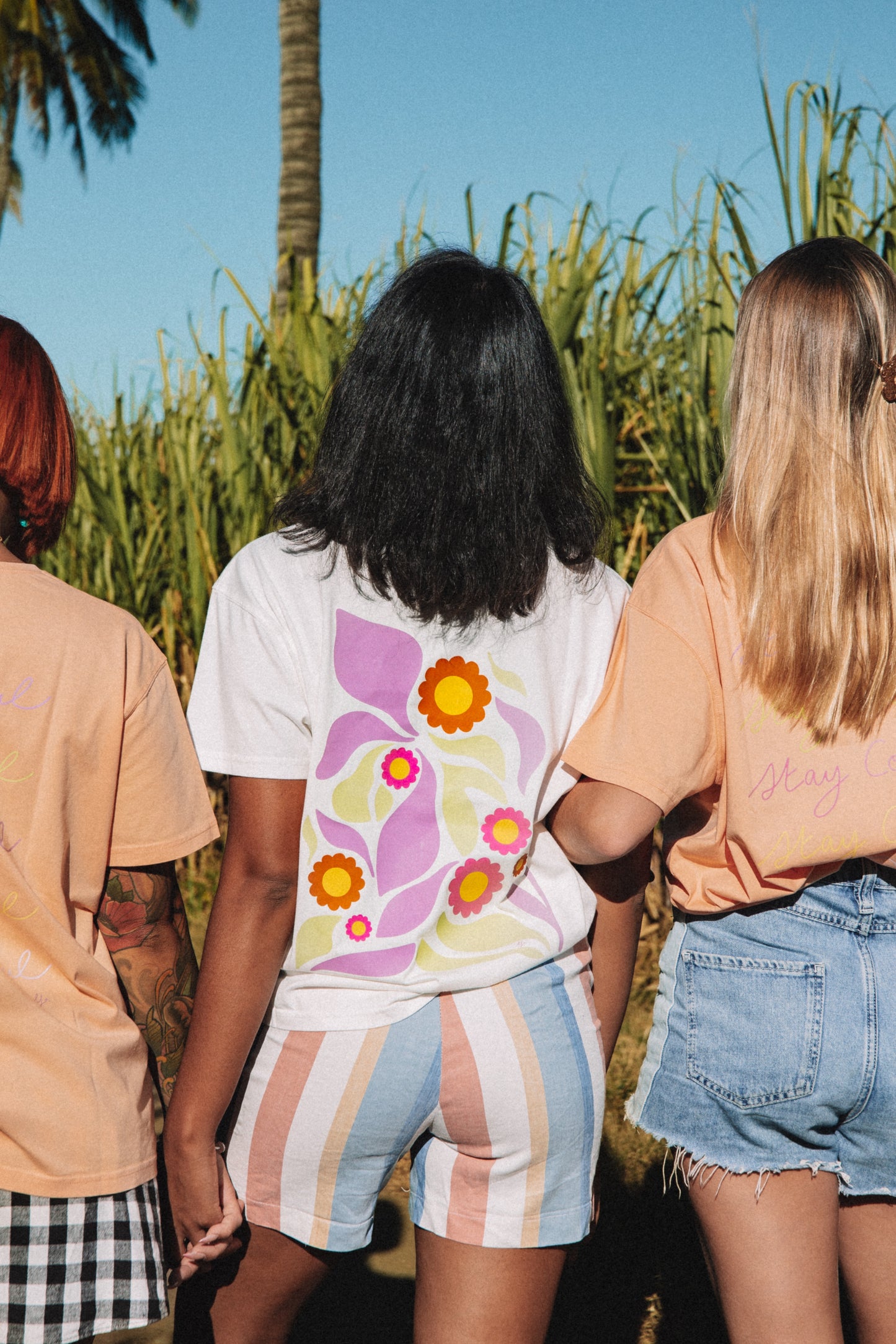 Tee-Shirt Blanc - Sunflower