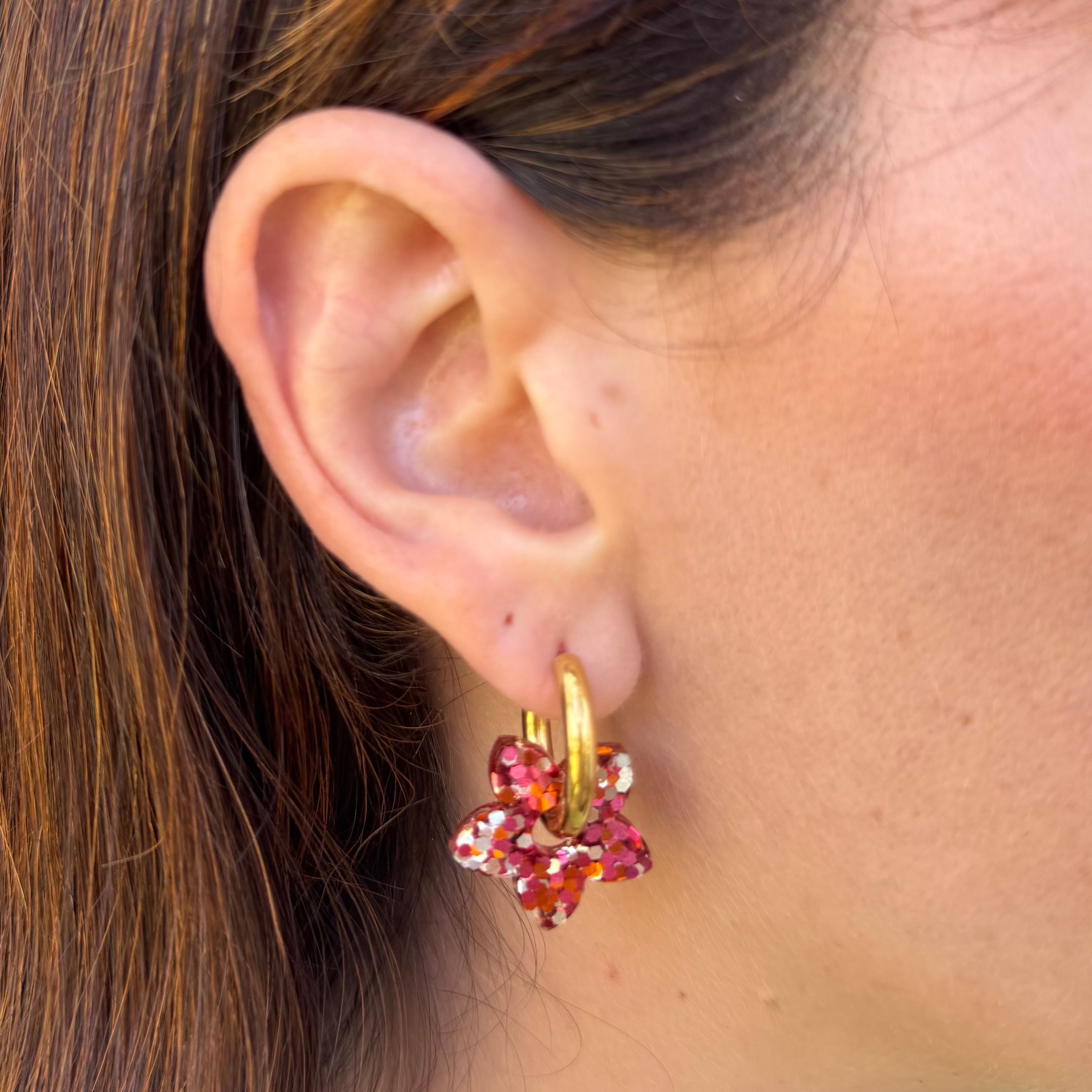 Pendientes de aro Tiaré Mix Cobre