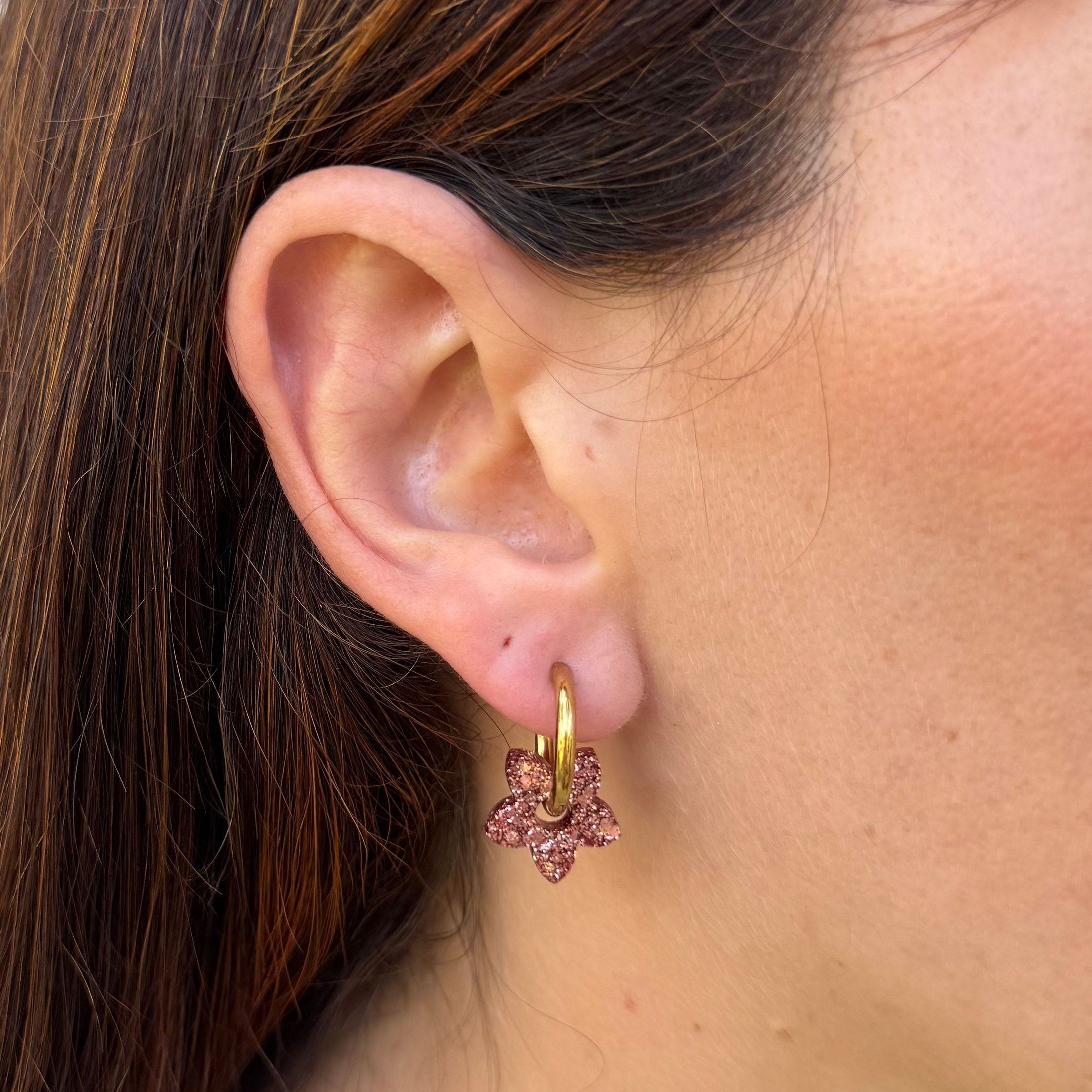 Mini Tiaré Rosé Champagne Hoops