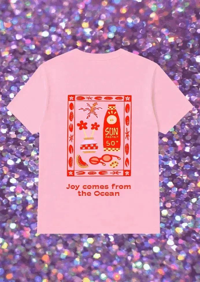 T-shirt Rose | Joy-Les Nicolettes