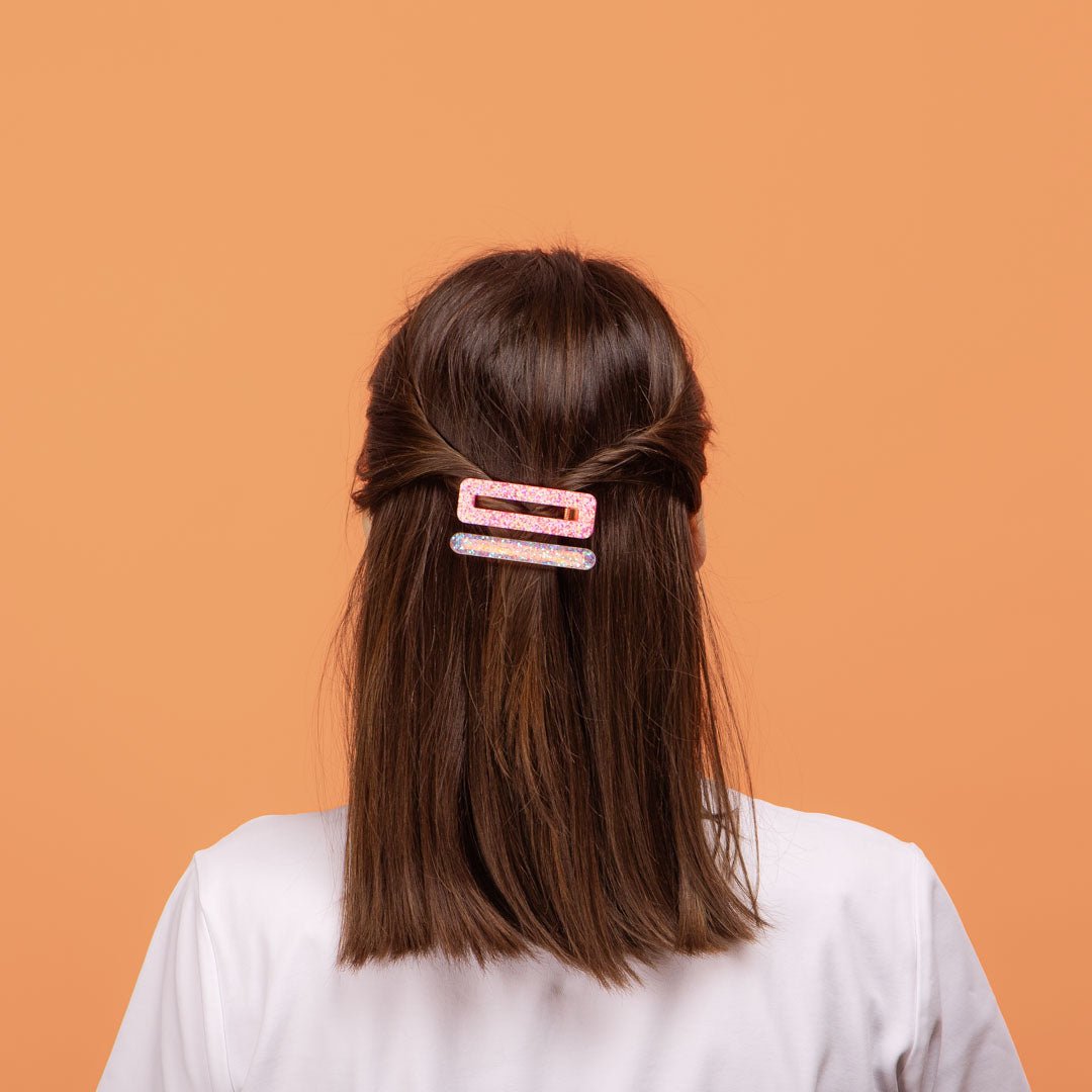 Barrettes Mix Rose-Les Nicolettes