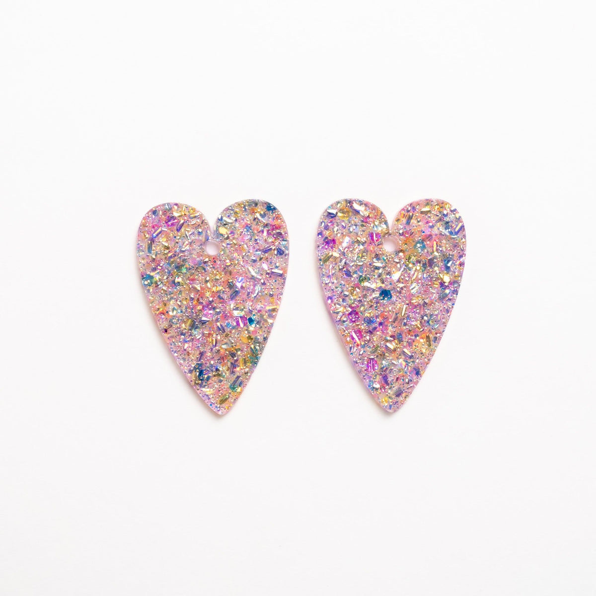 Boucles d'oreilles Cœur Éclat-Les Nicolettes