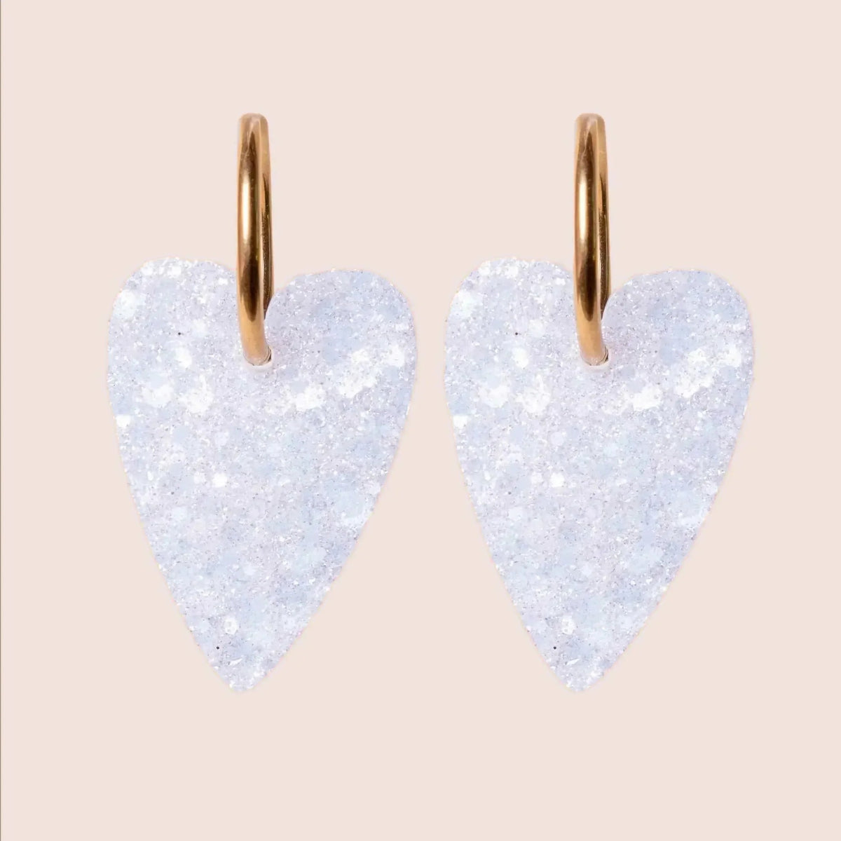 Boucles d'oreilles Cœur Ivoire – Les Nicolettes