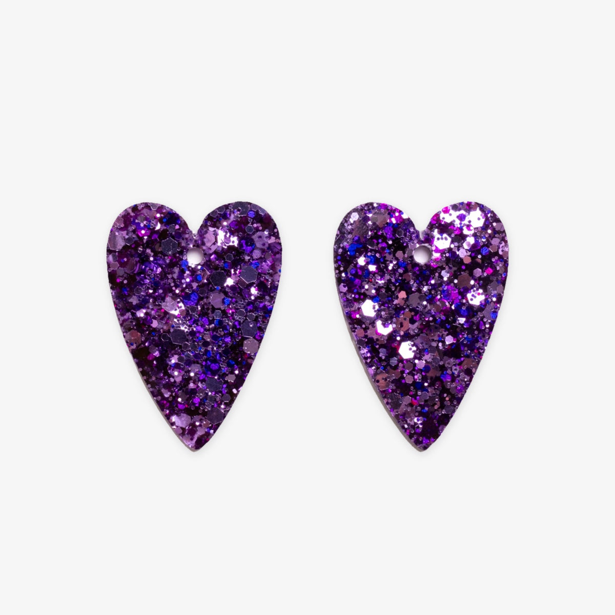 Charms Cœur Mix Violet-Les Nicolettes
