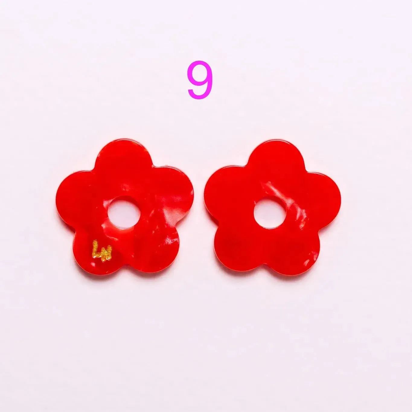 Charms Fleur Acétate | Choisissez votre paire parmi 9 créations-Les Nicolettes